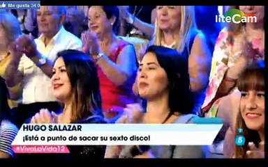 Hugo Salazar en "Viva la Tarde" presentando su single #Polvora (Julio 08 de 2017)