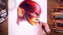 Speed drawing: Flash ⚡ ( Barry Allen / Grant Gustin )