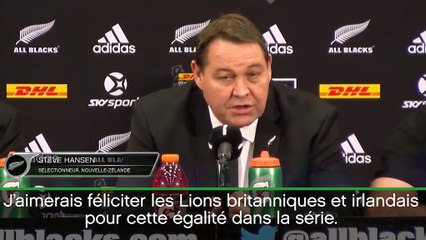 All Blacks - Hansen : ''Un peu comme embrasser sa sœur''
