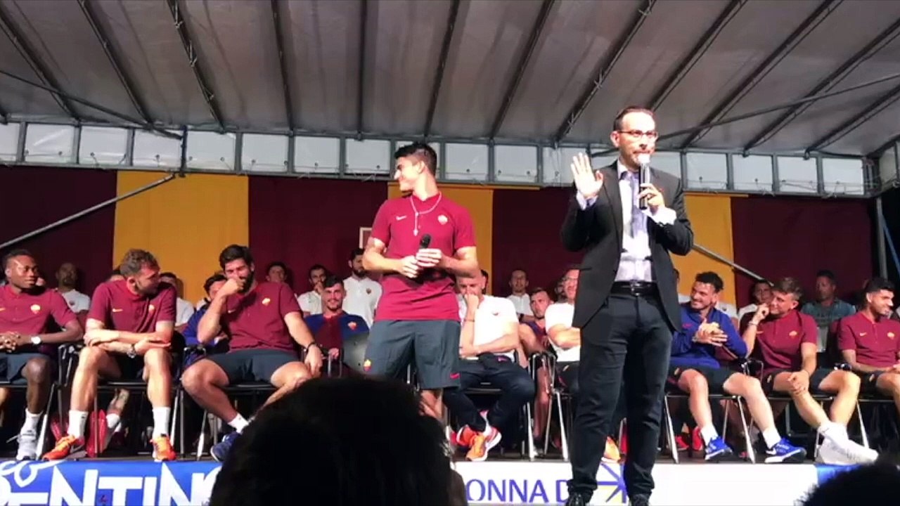 Presentazione squadra a Pinzolo: Perotti