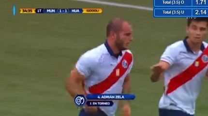 Adrian Zela GOAL HD - Dep. Municipal 1-1 Sport Huancayo 08.07.2017