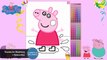 Peppa Pig Daddy Pig Watching TV Coloring Book Pages Video For Kids with Colored Markers