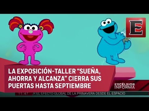 Personajes de Plaza Sésamo enseñan finanzas en el MIDE