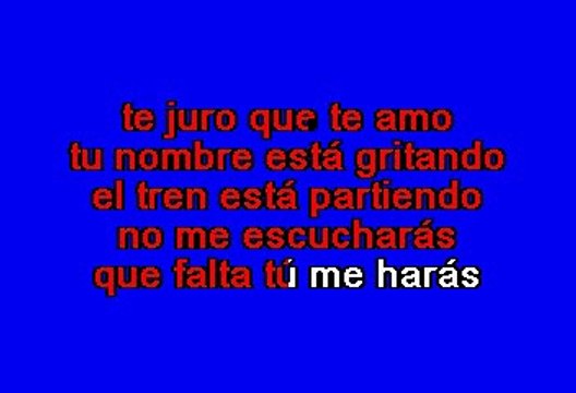 Los Terricolas - Te Juro que te amo (Karaoke)