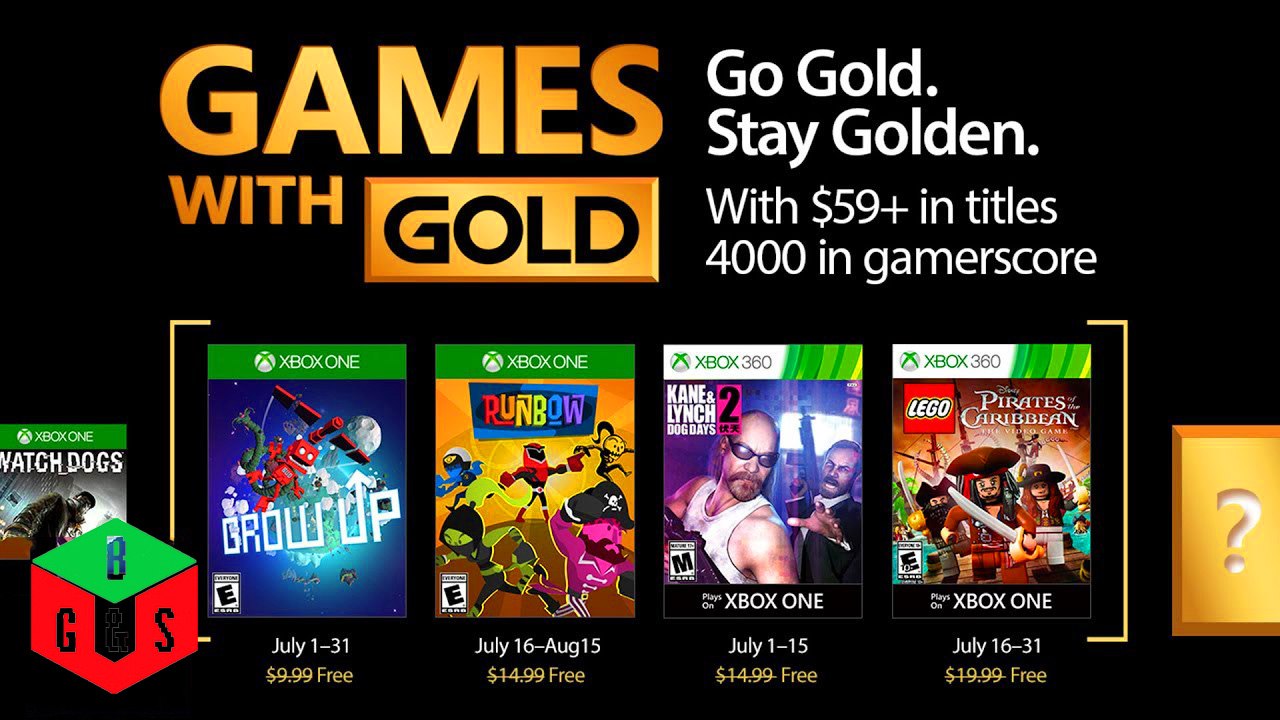 Xbox - July 2017 Games with Gold