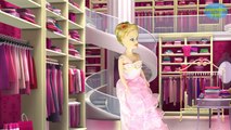 Para chicas de dibujos animados muñeca Barbie Anna Elsa jugar a los disfraces