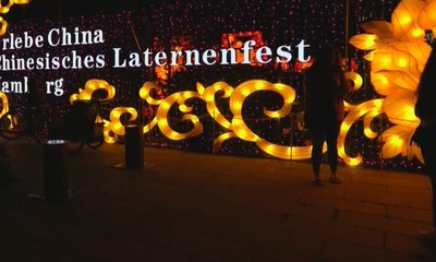 Festival Lampion Tiongkok Menerangi Taman Hamburg