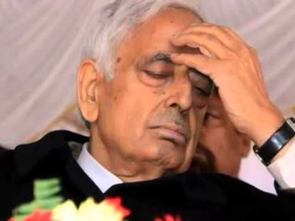 ಜಮ್ಮು ಕಾಶ್ಮೀರದ ಸಿಎಂ ಮುಫ್ತಿ ವಿಧಿವಶ