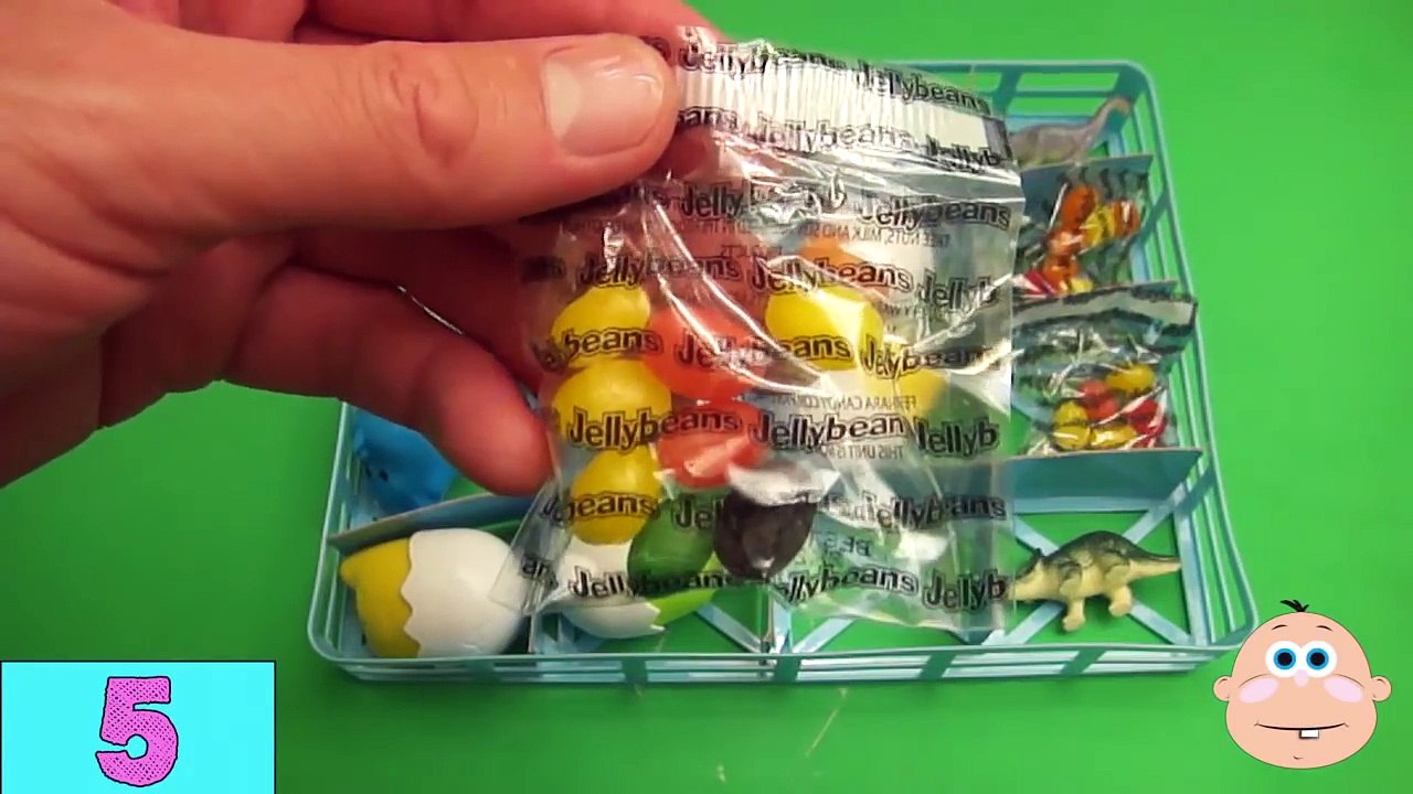 Dieciséis dulces competencia dinosaurios huevo huevos huevos huevos lleno apertura O Oro sorpresa con