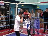 boxing star anthony ogogo working mitts - EsNews Boxing