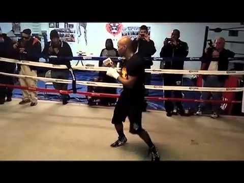 Zab Judah shadow boxing - jayson cross EsNews Boxing