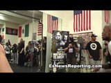 floyd mayweather going 100% in training mayweather vs guerrero - EsNews Boxing