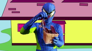 Spiderman learn Color Johny Johny Yes Papa Ice Cream color superhero elsa fun