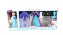 FROZEN Official Disney Store Dolls Elsa and Anna Wardrobe Playset Furniture Outfits Shoes