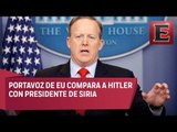 Portavoz de EU pide disculpas por comparar a Hitler con gobierno sirio