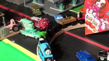 Disney Pixar Cars Lightning McQueen Unboxing Kinder Egg Surprise Eggs in Radiator Springs