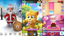 Androïde gratuit des jeux gingembre Parlant contre pierre 2 santa ios