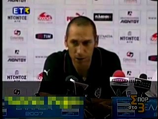 1η ΑΕΛ-Άρης 1-1 2006-07 Κλέιτον, Δώνης, Γκαλίτσιος δηλώσεις