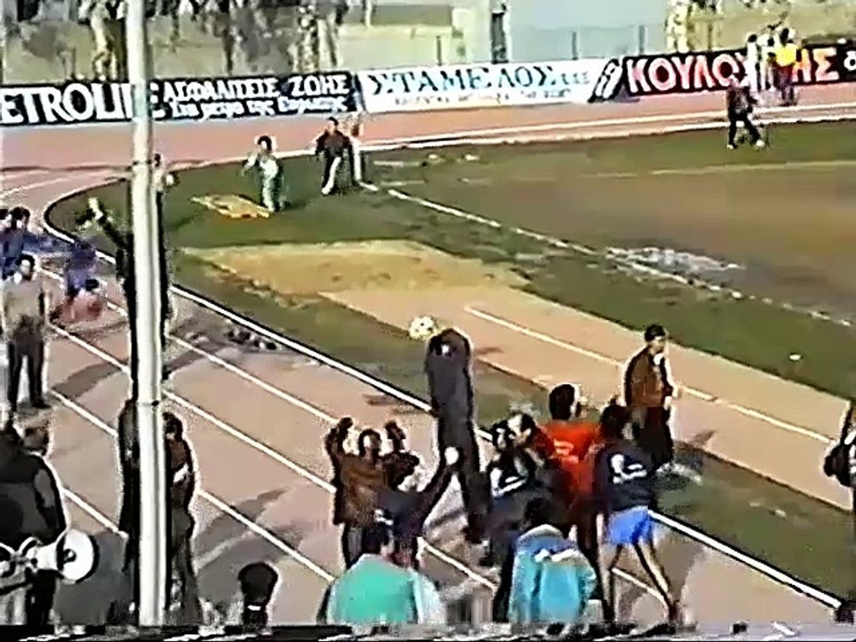 Κέρκυρα -ΑΕΛ  3-3  1989-90 Κύπελλο  Τα γκολ (από 3-0, 3-3)