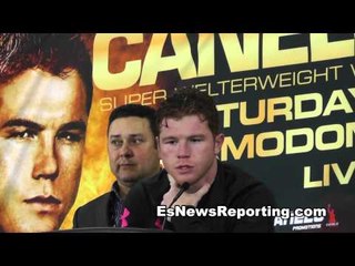 canelo alvarez post fight press conference - EsNews Boxing
