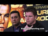 Saul canelo alvarez vs austin trout post fight press conference EsNews Boxing