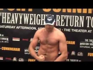 Tyson Fury Ready for cunningham