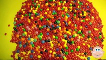 Learn To Count 1 to 100 with Candy Numbers! Surprise Eggs with Smarties Skittles and Candy