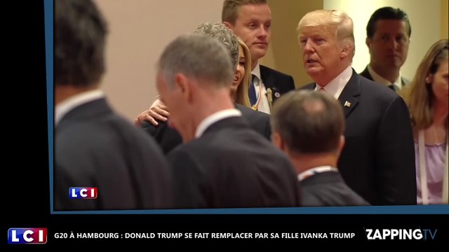 G20 à Hambourg : Donald Trump se fait remplacer par sa fille Ivanka Trump ! (Vidéo)