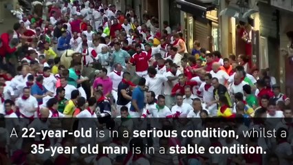 Two Americans gored in Spanish bull run