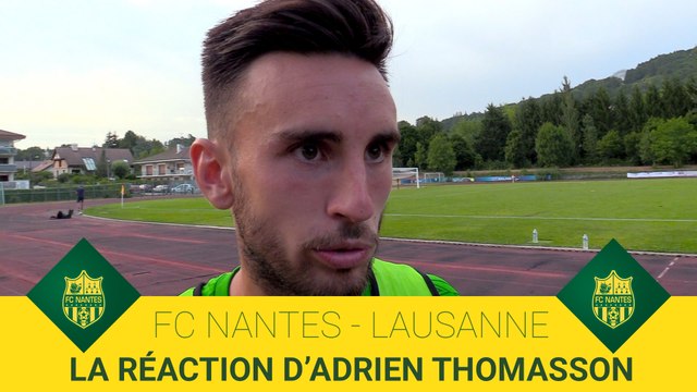 FC Nantes - Lausanne : la réaction d'Adrien Thomasson