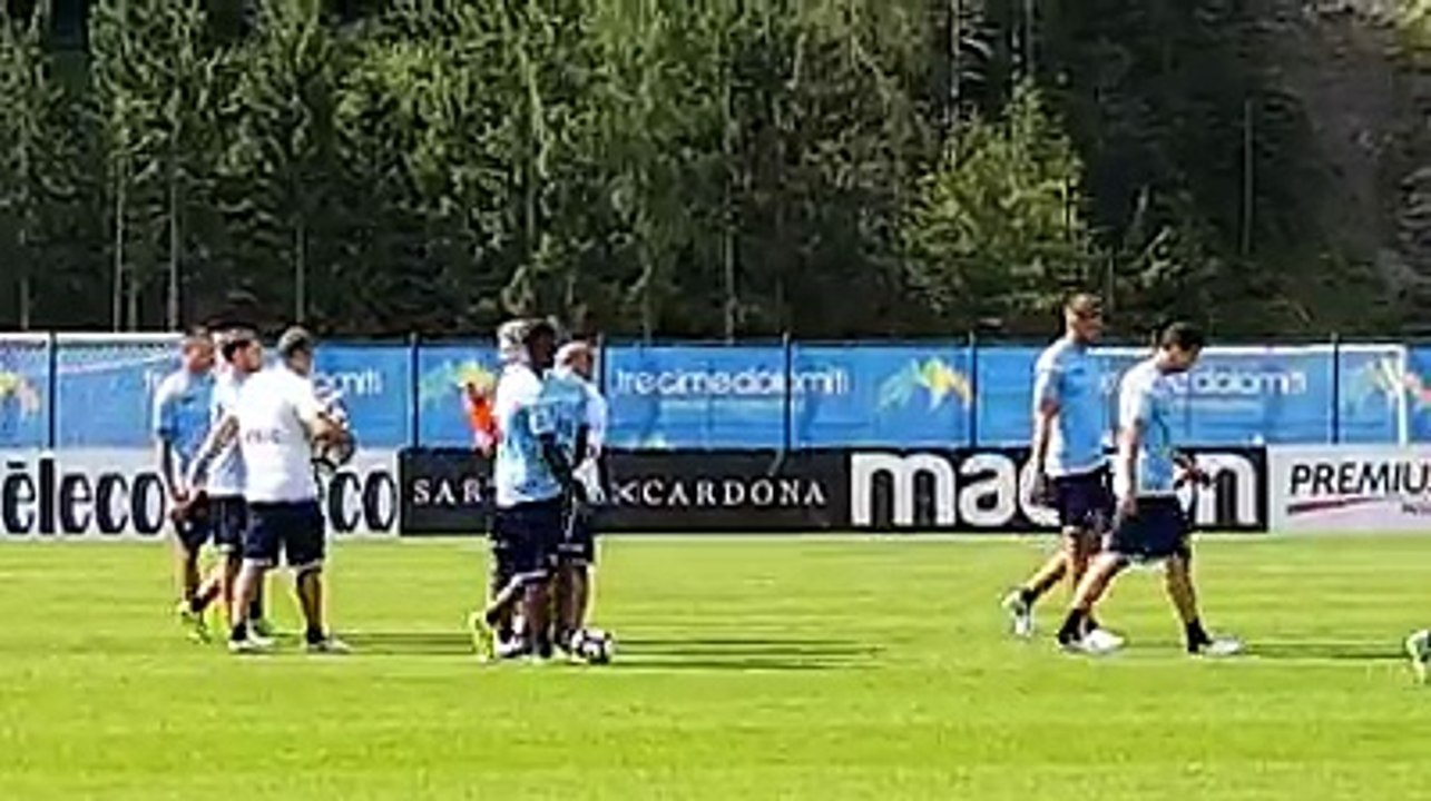 9 luglio - Auronzo, primo allenamento della squadra