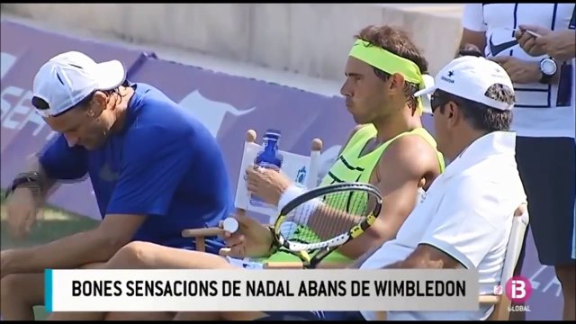 Rafa Nadal Practice and Toni Nadal Interview, Mallorca. 24 June 2017