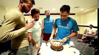 MS Dhoni`s Birthday Celebration the cake cutting video in high-definition!  . It surely has made our day! ❤