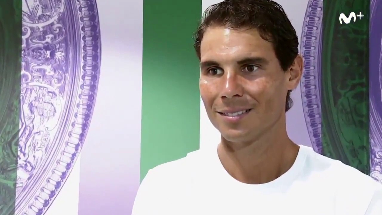 Rafael Nadal Interview (in Spanish) after R2 at Wimbledon 2017
