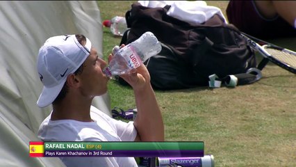 Rafael Nadal Practice at Wimbledon, 6 July 2017
