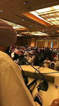 At the felicitation ceremony organised by Shiromani Akali Dal (Delhi) at New Delhi