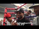 talking to the stars of TMT boxing at mayweather boxing club - EsNews Boxing