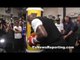 Floyd Mayweather Put In Hard Work and Dedication in the Gym