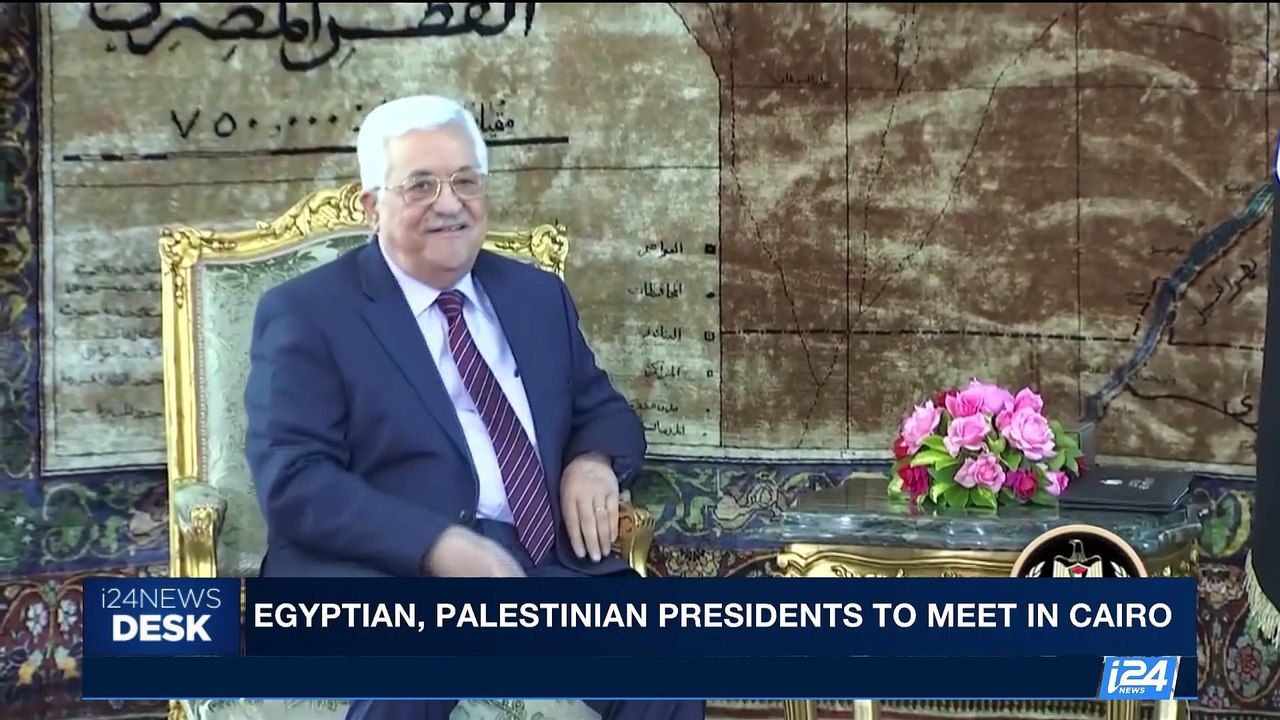 i24NEWS DESK | Egyptian , Palestinian presidents to  meet in Cairo | Sunday, July 9th 2017