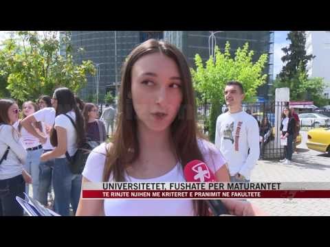 Universitetet, fushatë për maturantët - News, Lajme - Vizion Plus
