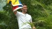 Venezuela's freed opposition politician Lopez makes public appearance under house arrest