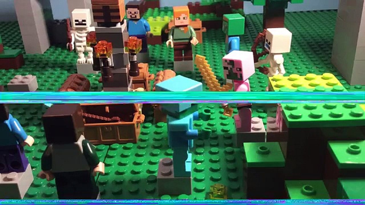 The ULTIMATE Lego Minecraft Hunger Games  Stop Motion