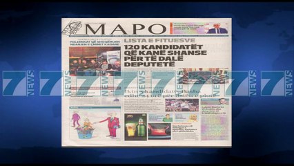 SHTYPI I DITES ME TITUJT E GAZETAVE E HENE 29 MAJ 2017 - News, Lajme - Kanali 7