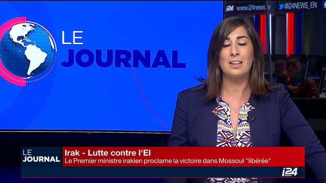Irak - Lutte contre l'EI: le Premier ministre irakien proclame la victoire dans Mossoul libérée