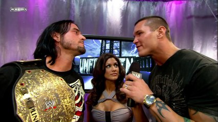 Eve Torres, CM Punk and Randy Orton Backstage Segment