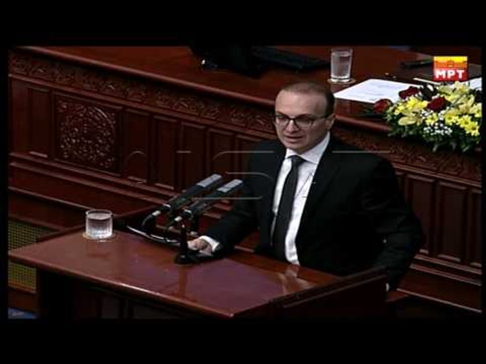 Седница на Собранието за избор на Влада, ВМРО-Д...