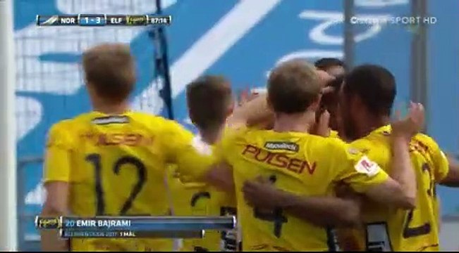 1-3 Emir Bajrami Goal Sweden Allsvenskan - 09.07.2017 Norrköping 1-3 IF Elfsborg