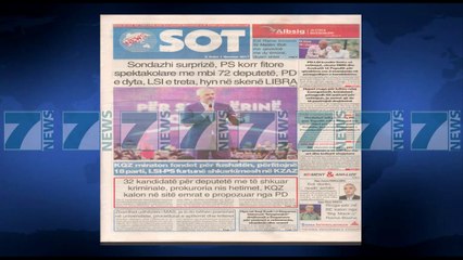 SHTYPI I DITES ME TITUJT E GAZETAVE E ENJTE 1 QERSHOR 2017 - News, Lajme - Kanali 7