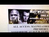 floyd Mayweather vs Robert Guerrero All Access on Showtime tonight part 1