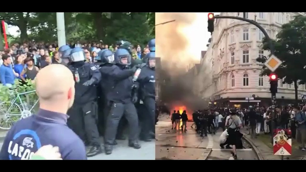 Hamburger Polizei zieht Bilanz Chaos Tage verletzte und Festnahmen